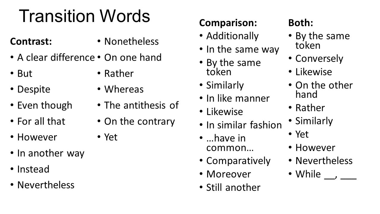 Comparative Phrases for Essays